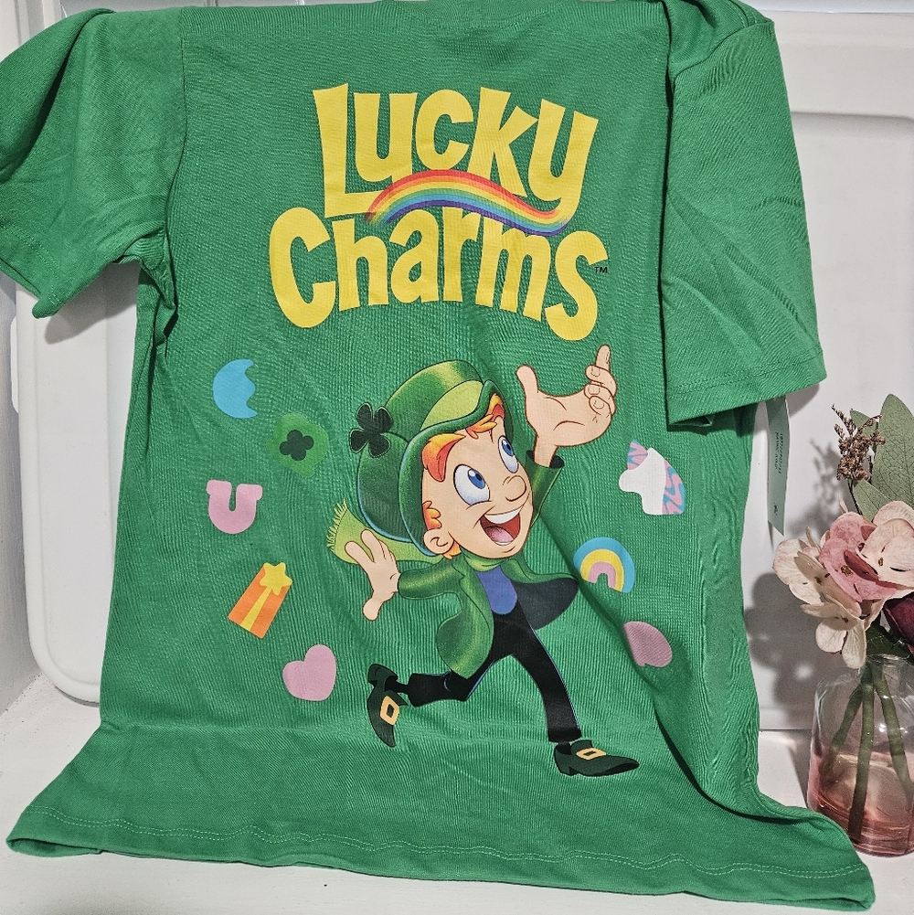 Lucky Charms St.Patricks Day T-SHIRT Brand New W/ Tags
